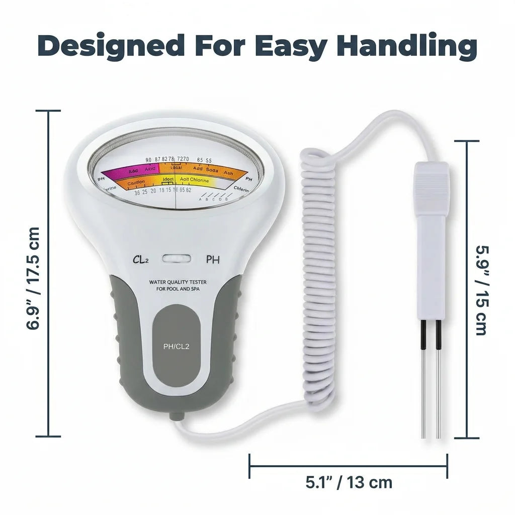 AquaTest™ - Digital pH and Chlorine Water Quality Tester