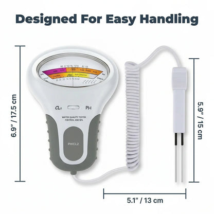 AquaTest™ - Digital pH and Chlorine Water Quality Tester