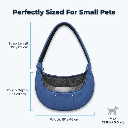 SoftSling™ - Ventilated Mesh and Padded Dog Sling Carrier