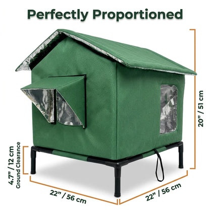 SafeCabin™ - Weatherproof outdoor shelter for cats