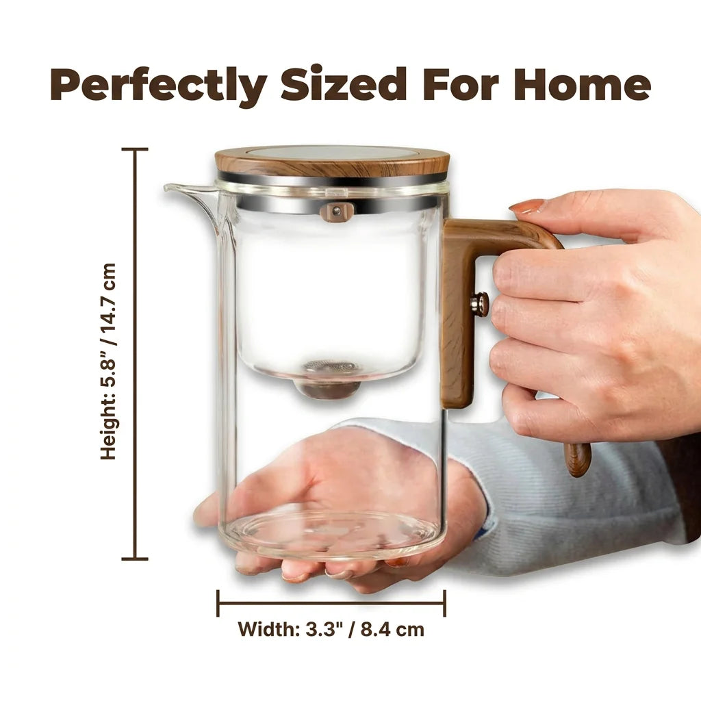 ClearBrew™ - Heat-Resistant Borosilicate Glass Teapot