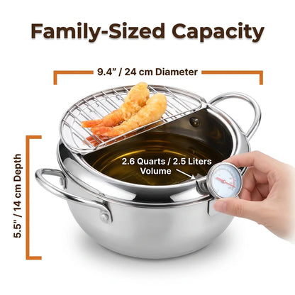 SmartFry™ - Precision temperature control for crispy restaurant-quality results