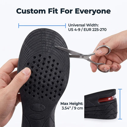 MaxLift™ - Adjustable height insoles for an instant boost