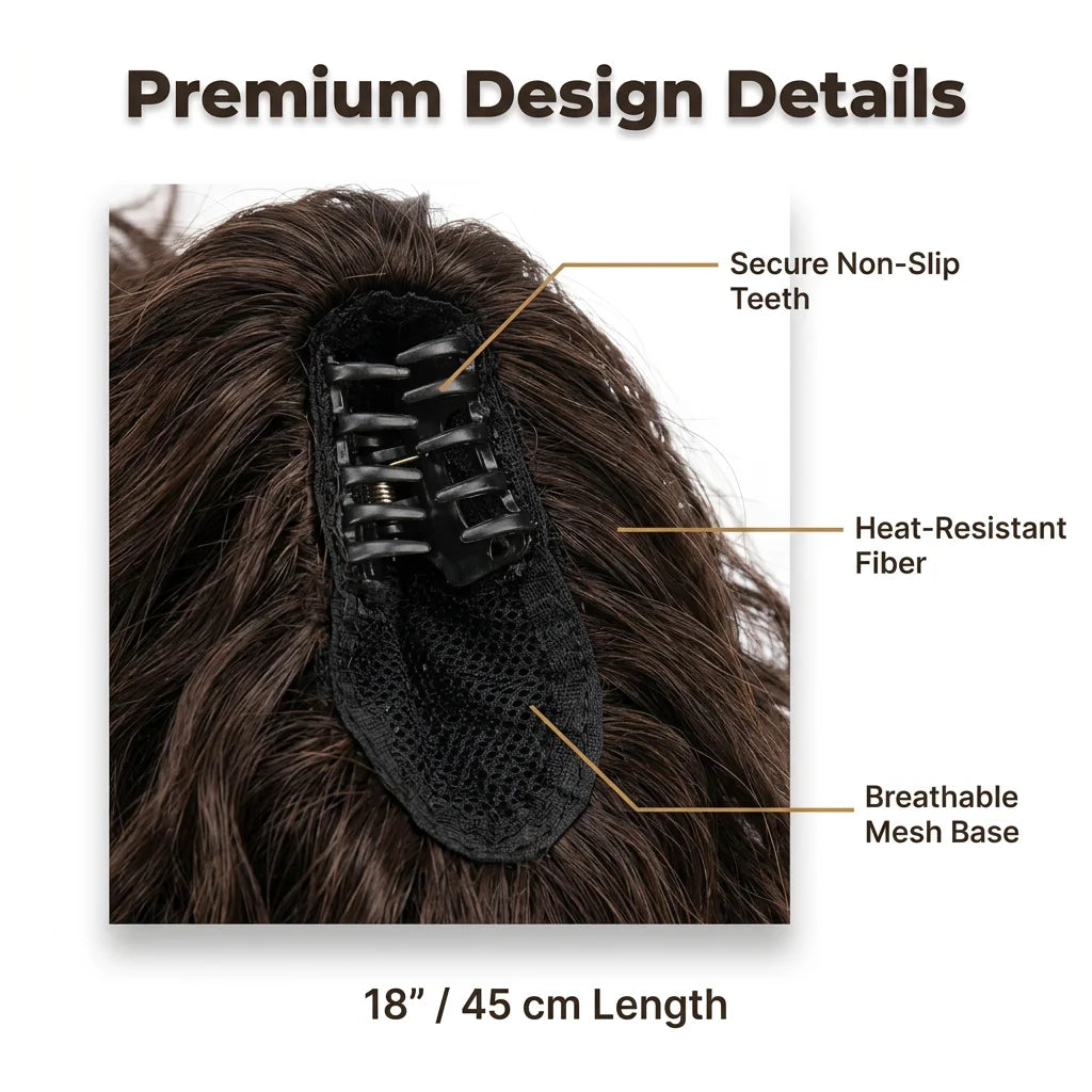 EasyPony™ - 18 Inch Curly Wavy Volumizing Extension