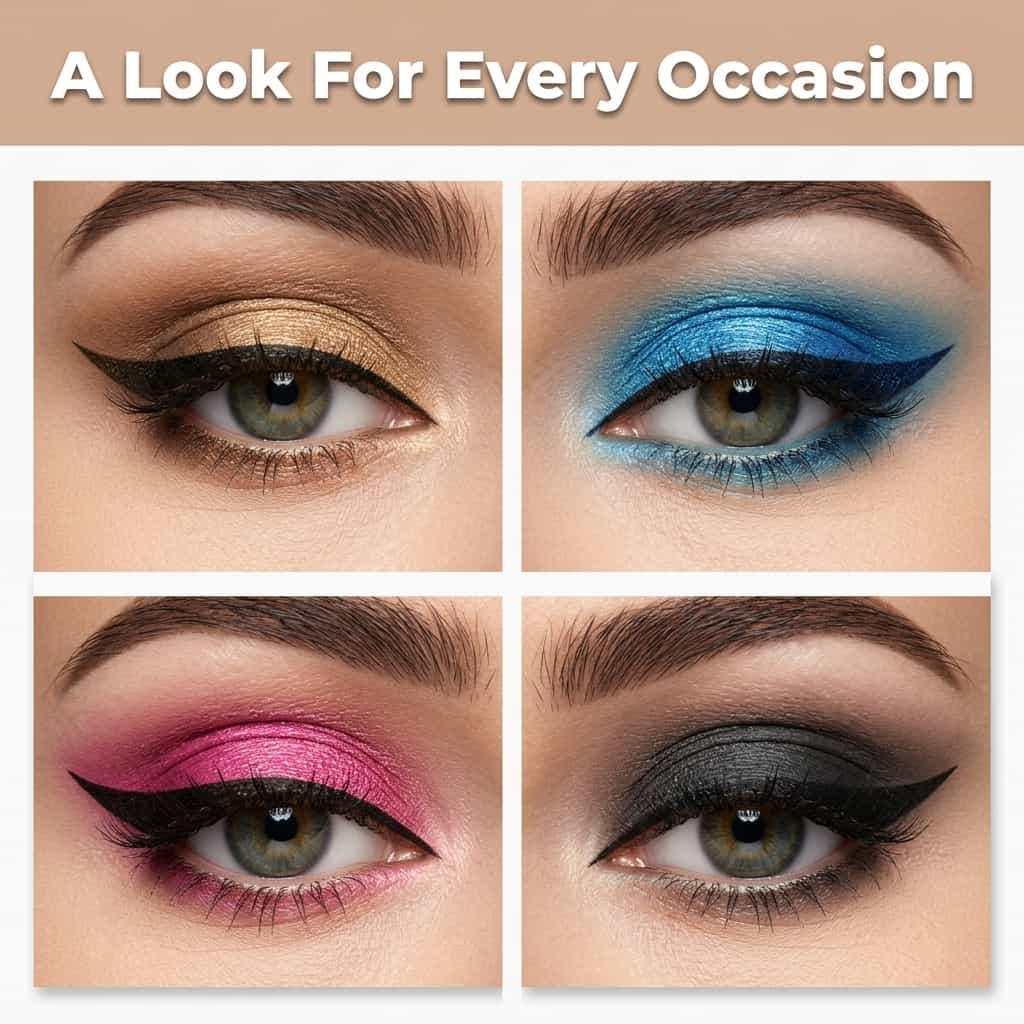 Adesivi per Eyeliner Riutilizzabili - Look Glam Istantaneo in Secondi