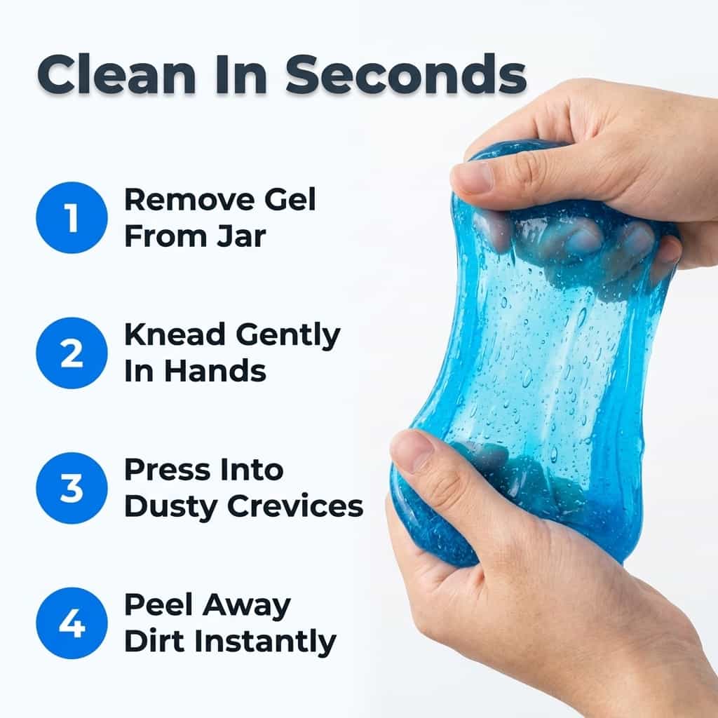 SlimeSweep™ - Gel cleaning Profondo per Fessure Difficili da Raggiungere