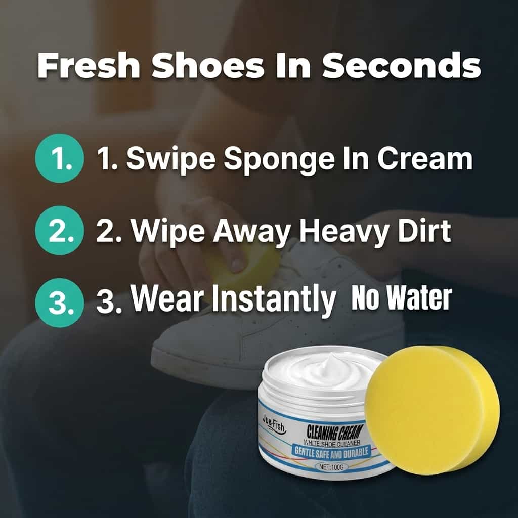 ShoeFresh™ - פורמולת cleaning לנעלי סניקרס לבנות