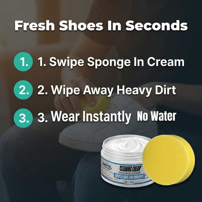 ShoeFresh™ - פורמולת cleaning לנעלי סניקרס לבנות