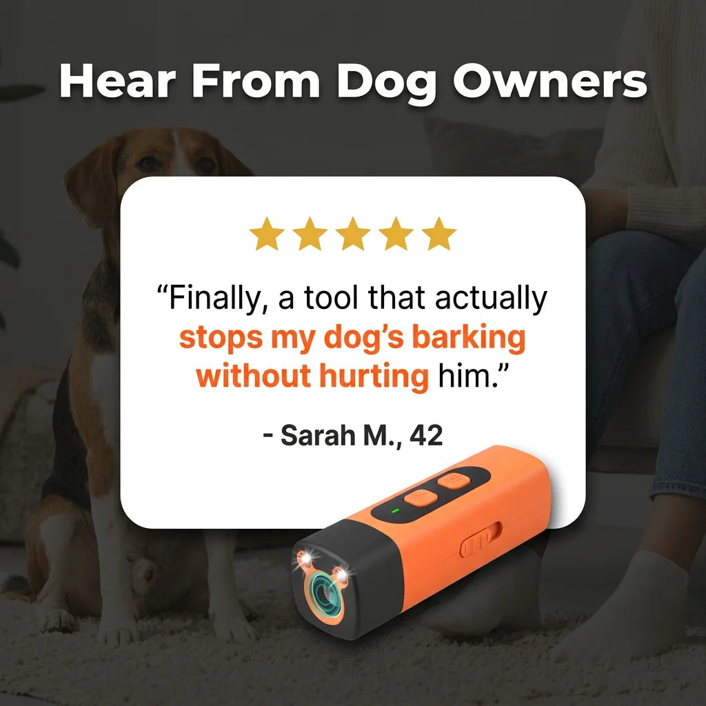 BarkGuard™ - Safe and Humane Ultrasonic Anti-Barking Device
