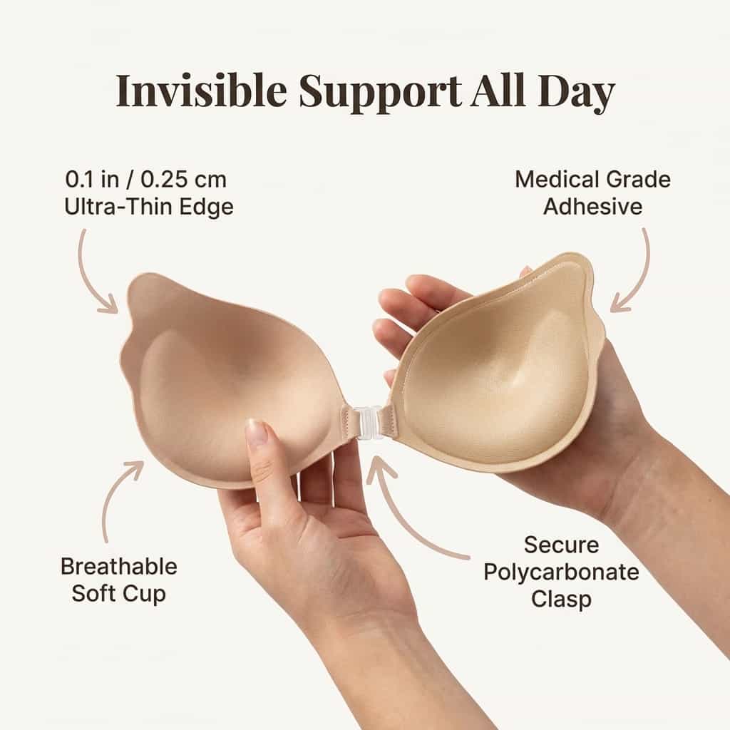 Invisible Push-up Adhesive Bra