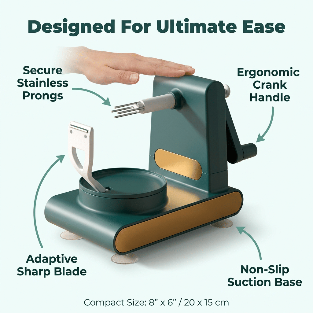 EasyPeel™ - Effortless and precise fruit peeling