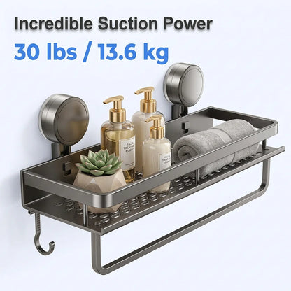GripShelf™ - Drill-free suction cup shower organizer