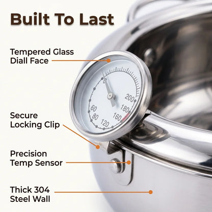 SmartFry™ - Precision temperature control for crispy restaurant-quality results