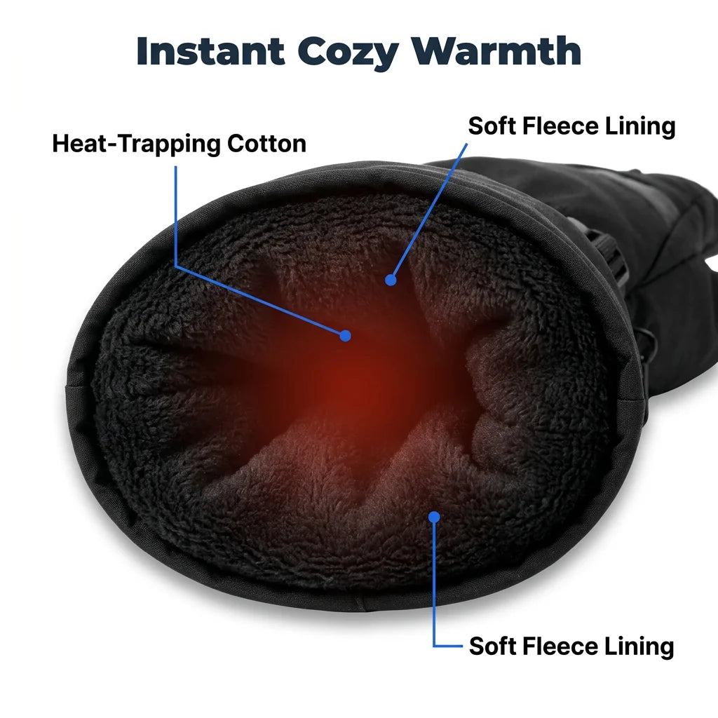 ThermoFit™ - Vyhrievané rukavice s 3 nastaviteľnými úrovňami ohrevu
