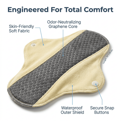 Almohadilla lavable e impermeable - Control de olores con grafeno