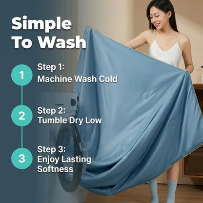 Ice Silk Sleep Blanket - Stay cool and dry with moisture-wicking fibers