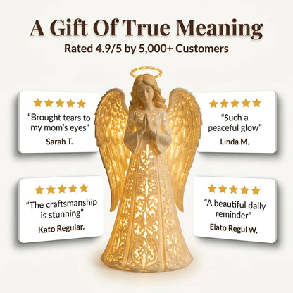 PeaceAngel™ - Elegant LED Christmas angel for a cozy home