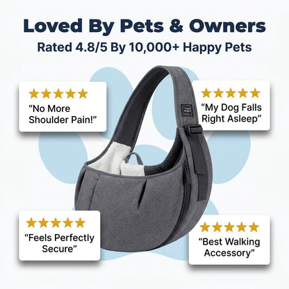 SoftSling™ - Ventilated Mesh and Padded Dog Sling Carrier