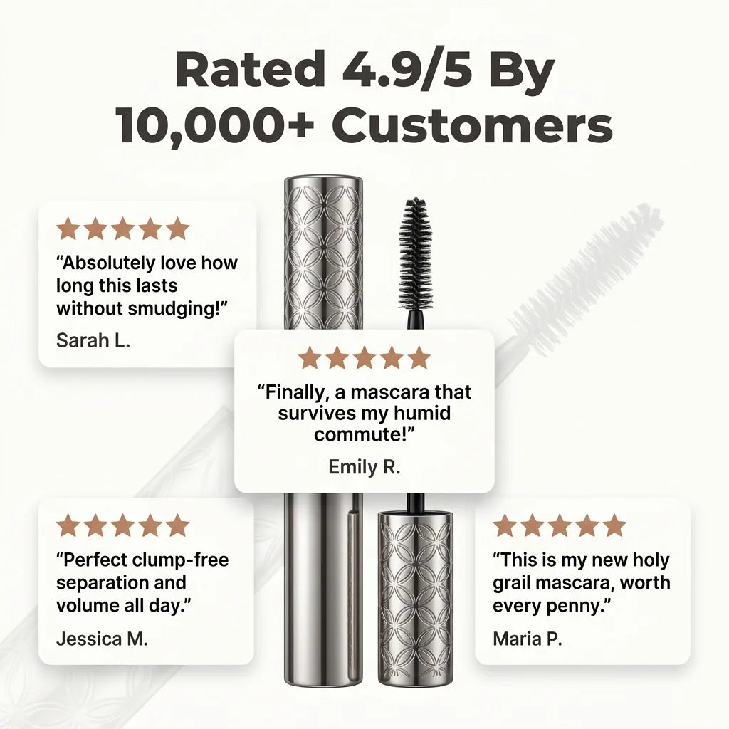 AquaLash™ - Smudge-proof waterproof mascara for all-day wear