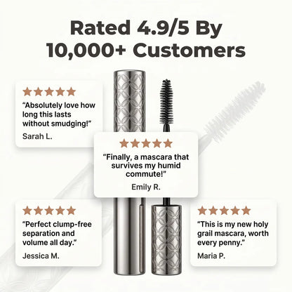 AquaLash™ - Smudge-proof waterproof mascara for all-day wear
