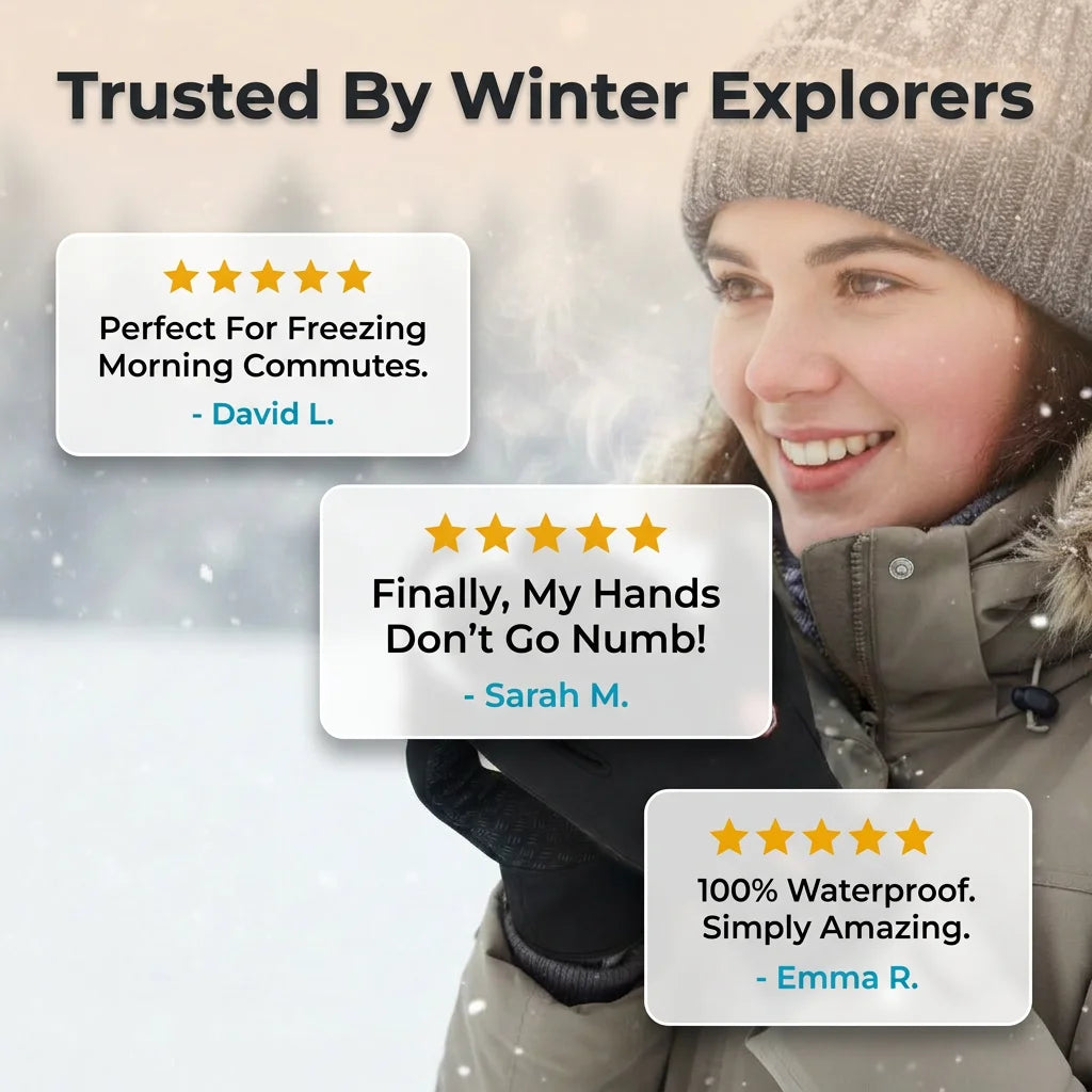 ThermoFlex™ - Thermal Waterproof Touchscreen Gloves