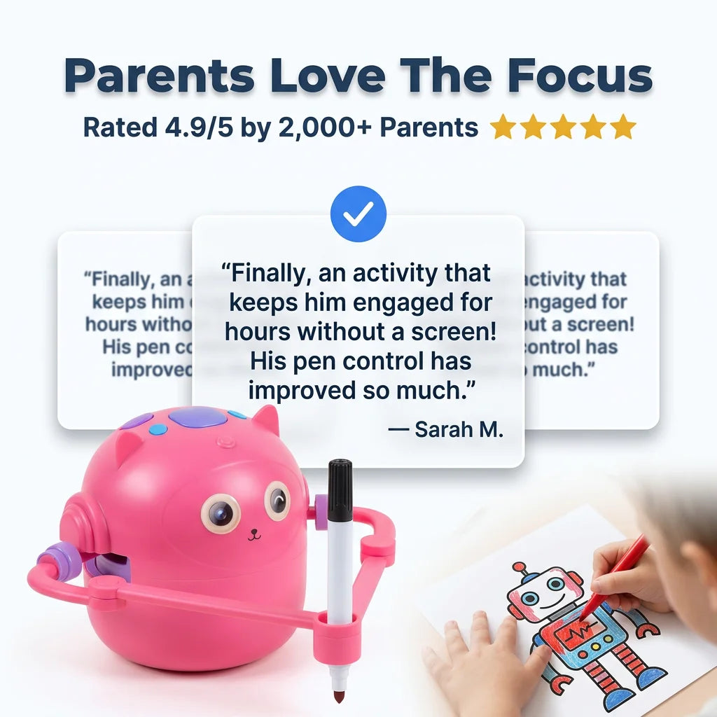 RoboDraw™ - Screen-Free Educational Tool to Develop Fine Motor Skills