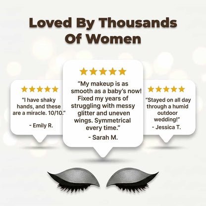 Adesivi per Eyeliner Riutilizzabili - Look Glam Istantaneo in Secondi