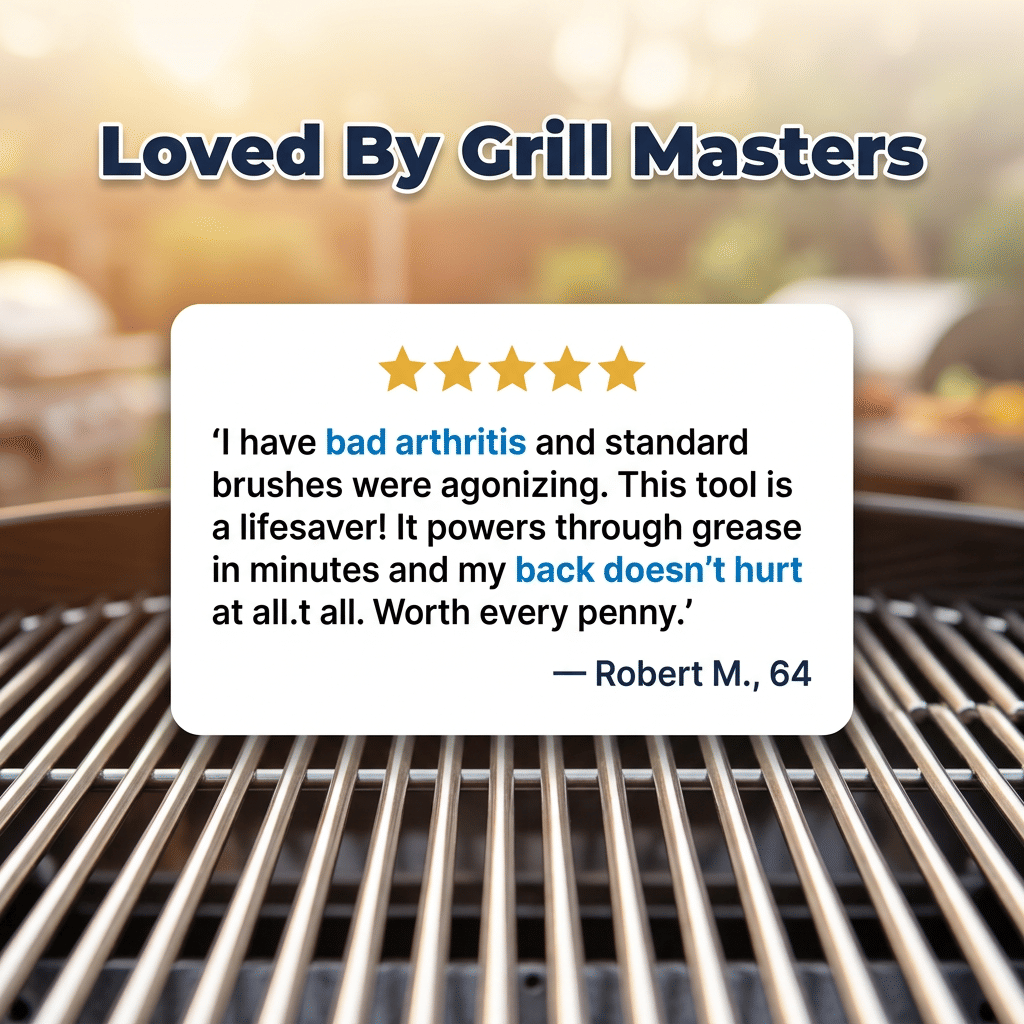 GrillMaster Pro™ - Łatwe czyszczenie grilla w kilka sekund