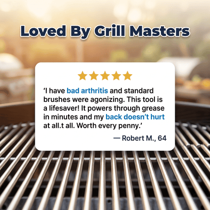 GrillMaster Pro™ - Łatwe czyszczenie grilla w kilka sekund
