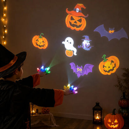 FingerGlow™ - 8 Vivid LED Neon Pattern Finger Lights for Parties