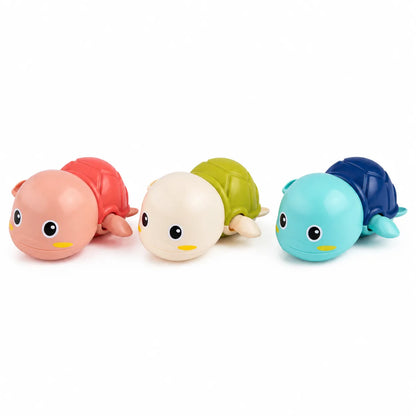 FunSplash™ - 3 Piece Wind-Up Swimming Turtle Bath Toy Set