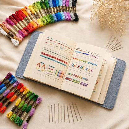 Set Completo per Apprendimento Cucito – Kit Iniziale per Ricamo