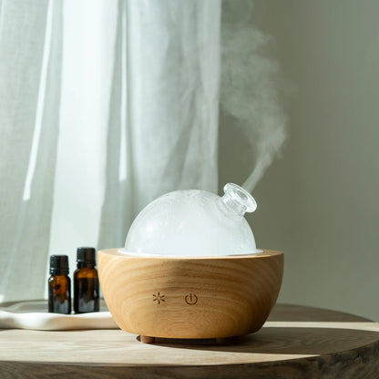 PureAroma™ - Elegant glass dome aromatherapy diffuser