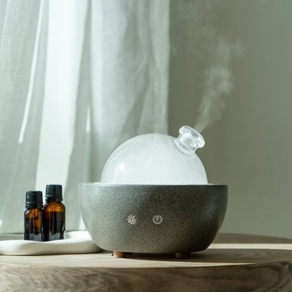 PureAroma™ - Elegant glass dome aromatherapy diffuser