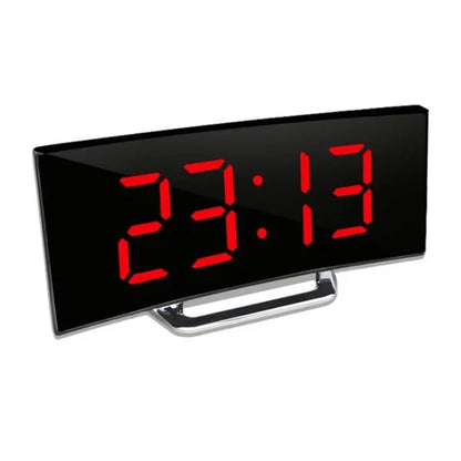 EasyTime™ - Bedside Alarm Clock with Auto-Dimming Curved LED Display