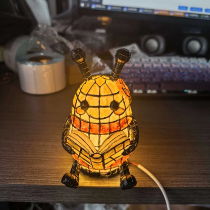 GlassGlow™ - Artisanal stained glass pumpkin for refined seasonal decor