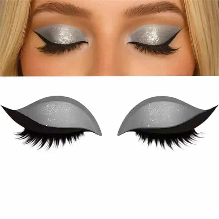 Adesivi per Eyeliner Riutilizzabili - Look Glam Istantaneo in Secondi