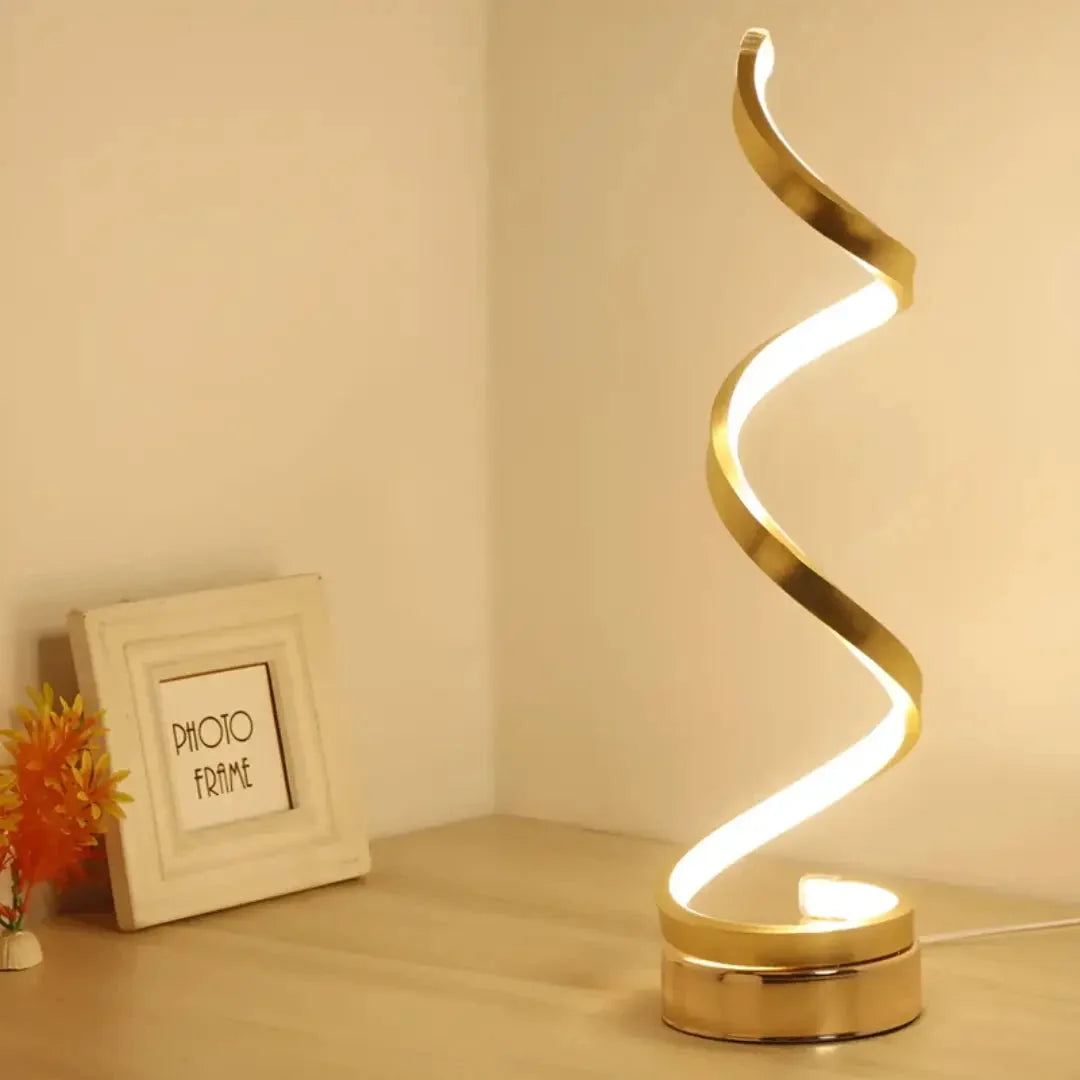 SpiralGlow™ - Sochařská LED lampa s nastavitelným jasem