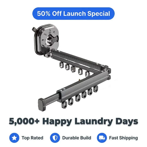 EasyMount™ - Space-saving foldable wall drying rack