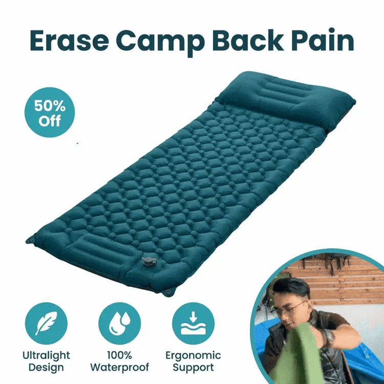 FlexBed™ - Ultralight and compact sleeping mat for every adventure