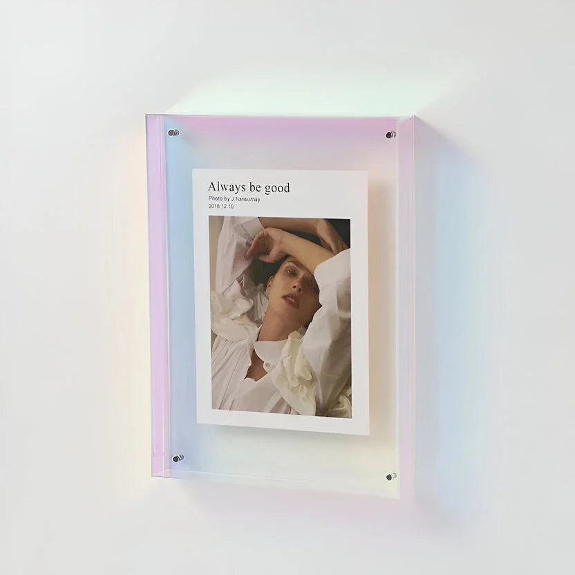 Clear Acrylic Picture Frame - Minimalist Wall Frame
