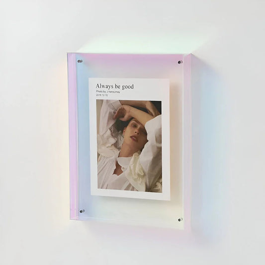 Clear Acrylic Picture Frame - Minimalist Wall Frame