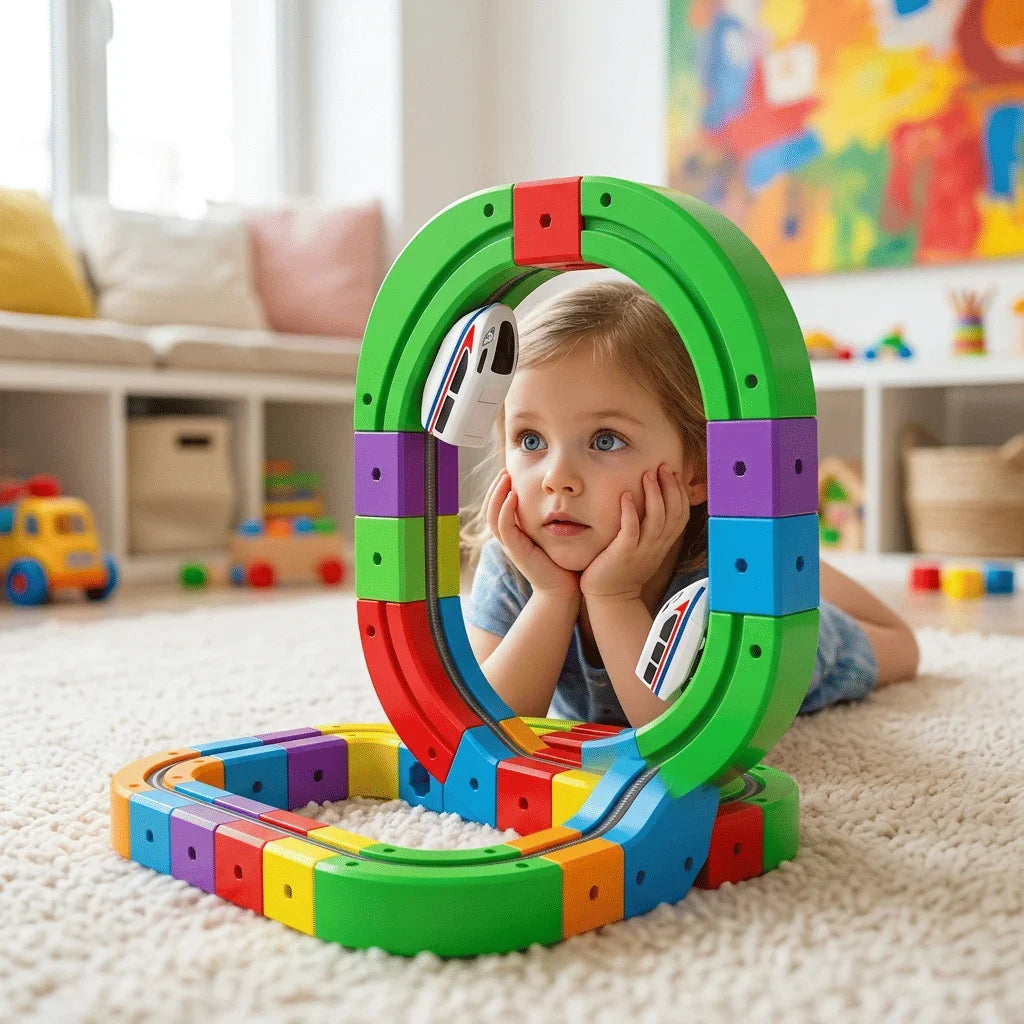 Electric Toy Train Set - Motor Skills Learning Toy