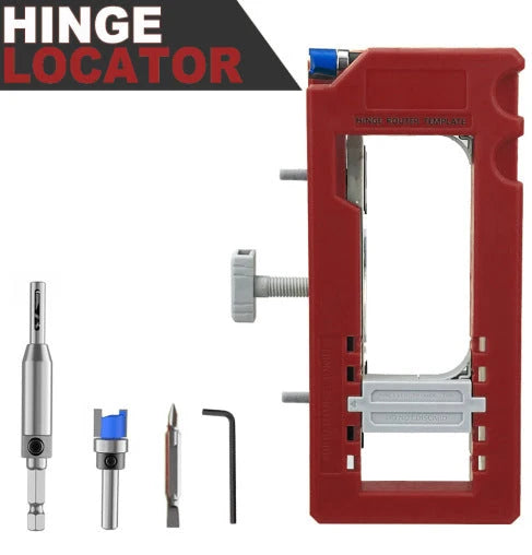 HingeGuide™ - Adjustable hinge routing template for perfect door installation