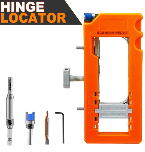 HingeGuide™ - Adjustable hinge routing template for perfect door installation