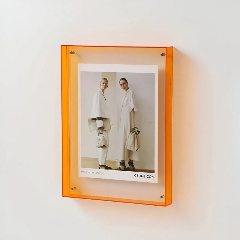 Clear Acrylic Picture Frame - Minimalist Wall Frame