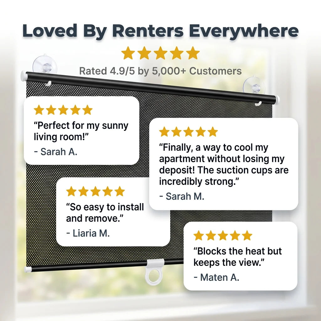 EasyShade™ - Instant heat reduction without drilling or damage