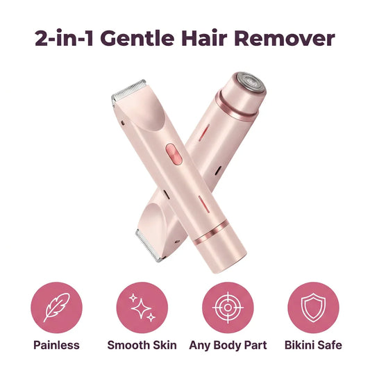 SoftShave™ - Rimuovi peli delicato 2-in-1