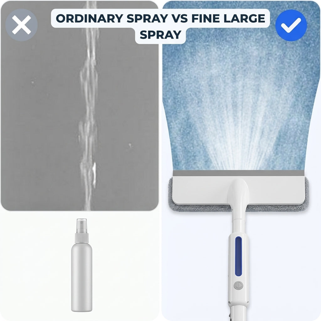 2-in-1 Window Cleaner - Effortless Streak-Free Shine
