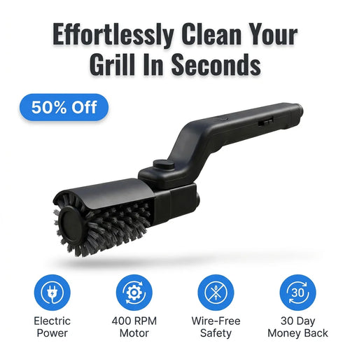 GrillMaster Pro™ - Łatwe czyszczenie grilla w kilka sekund